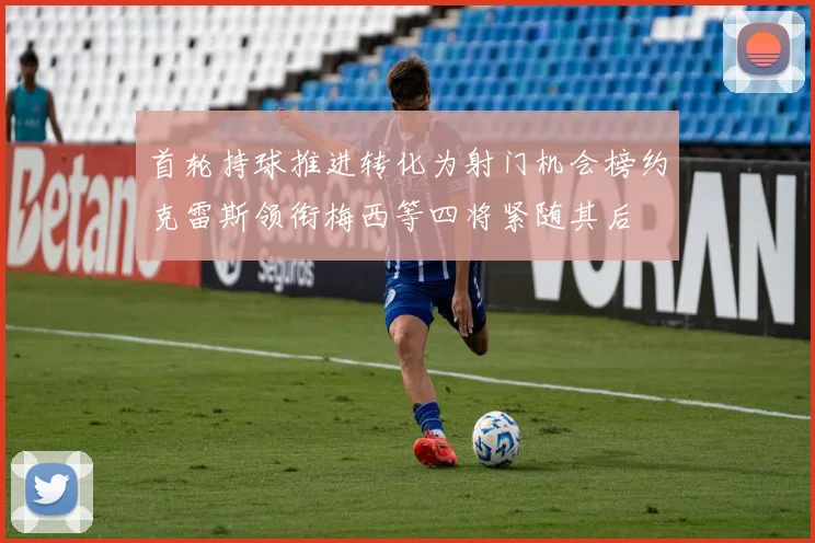 首轮持球推进转化为射门机会榜约克雷斯领衔梅西等四将紧随其后